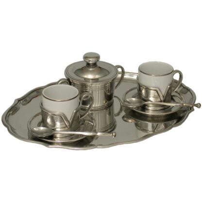 Servizio caffè con vassoio