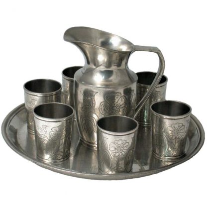 Servizio completo 6 bicchieri con brocca